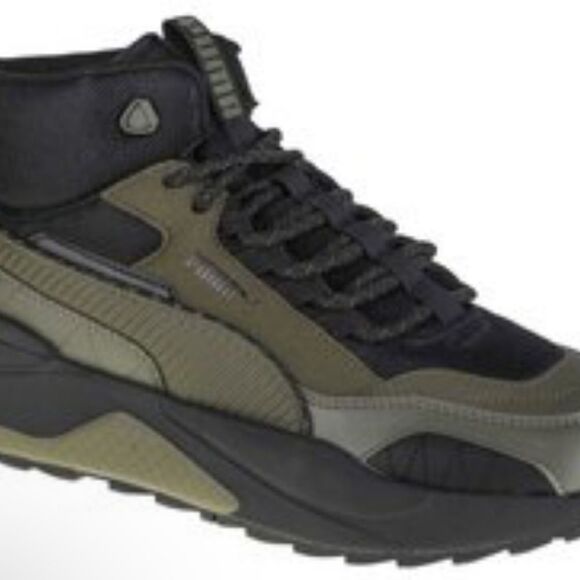 Puma X-Ray 2 Square Mid Winter Sneaker Boot Sz 11 Green / Black - Picture 5 of 15